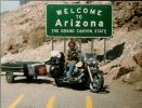 My 87 Heritage Softail and Me at the Arizona State Line