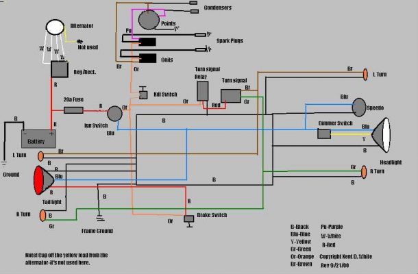 Click to view full size image
 ============== 
Basic wiring diagram for XS650
Basic wiring diagram for XS650

