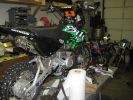 2006 Kawasaki KLX110 stroked to a 155cc lots of upgrades!!!!!!
