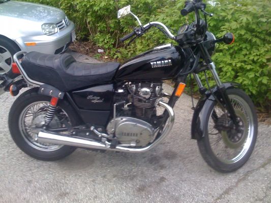 Click to view full size image
 ============== 
My first motorcycle!
1982 XS 650 SJ Heritage Special
