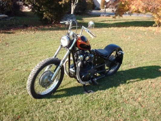 Click to view full size image
 ============== 
79xs
front right
Keywords: 79 hardtail chopper paucho paint homebuilt custom oldschool